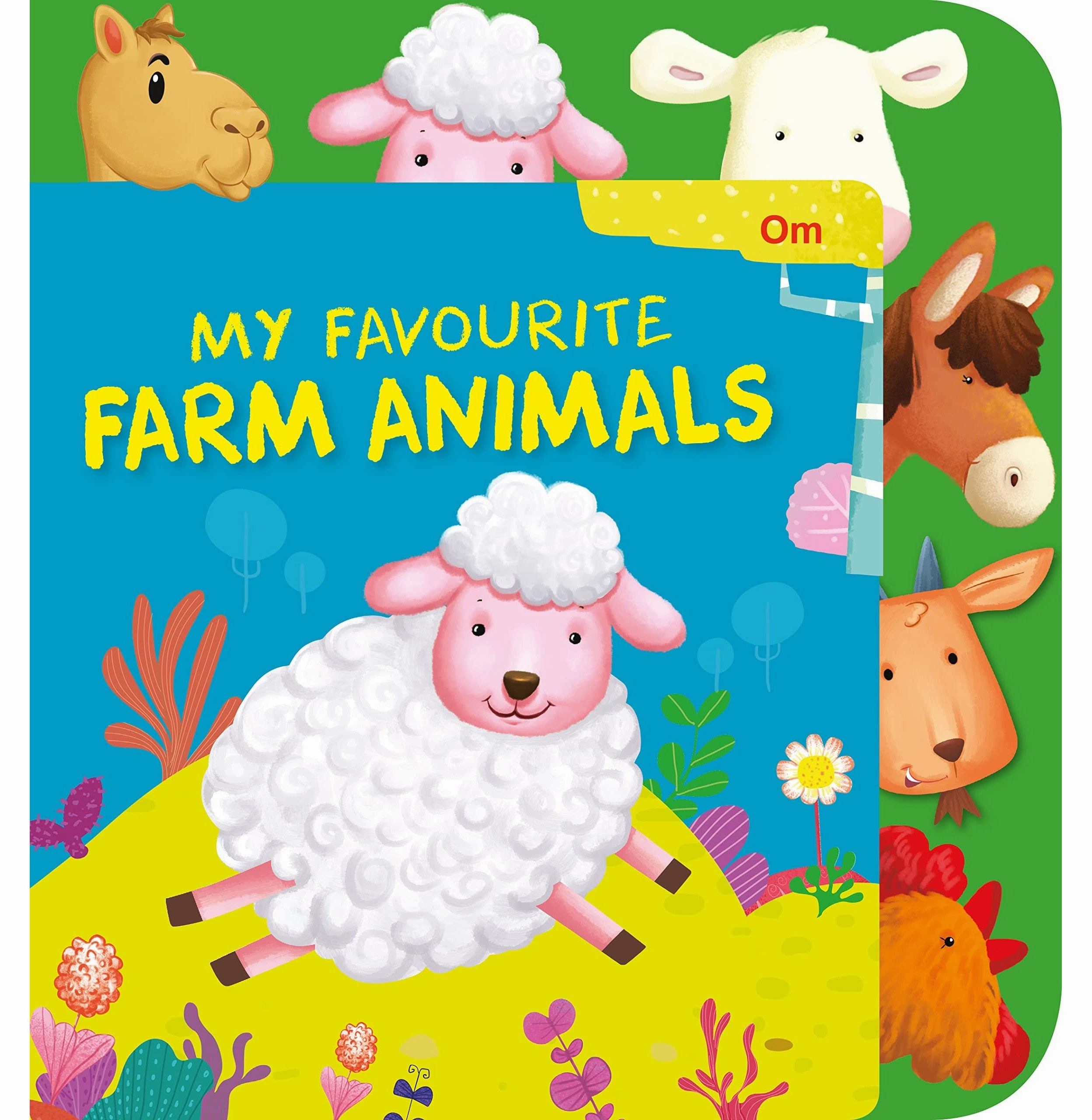 Board Book: My Favourite Farm Animals [Paperback] Om Books Editorial Team Exploration made fun Creative kids