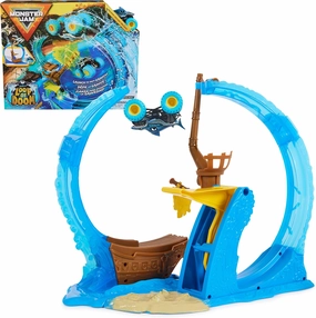 Monster Jam Megalodon Loop Of Doom Stunt Playset Kids essentials Fun-based learning