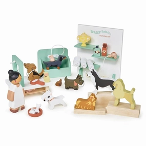 Waggy Tails Wooden Dog Salon Little hands