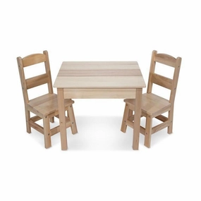Kids discovery tools Wooden Table & Chairs Set