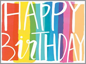 Big Happy Birthday Enclosure Card Learning through play Nurturing minds
