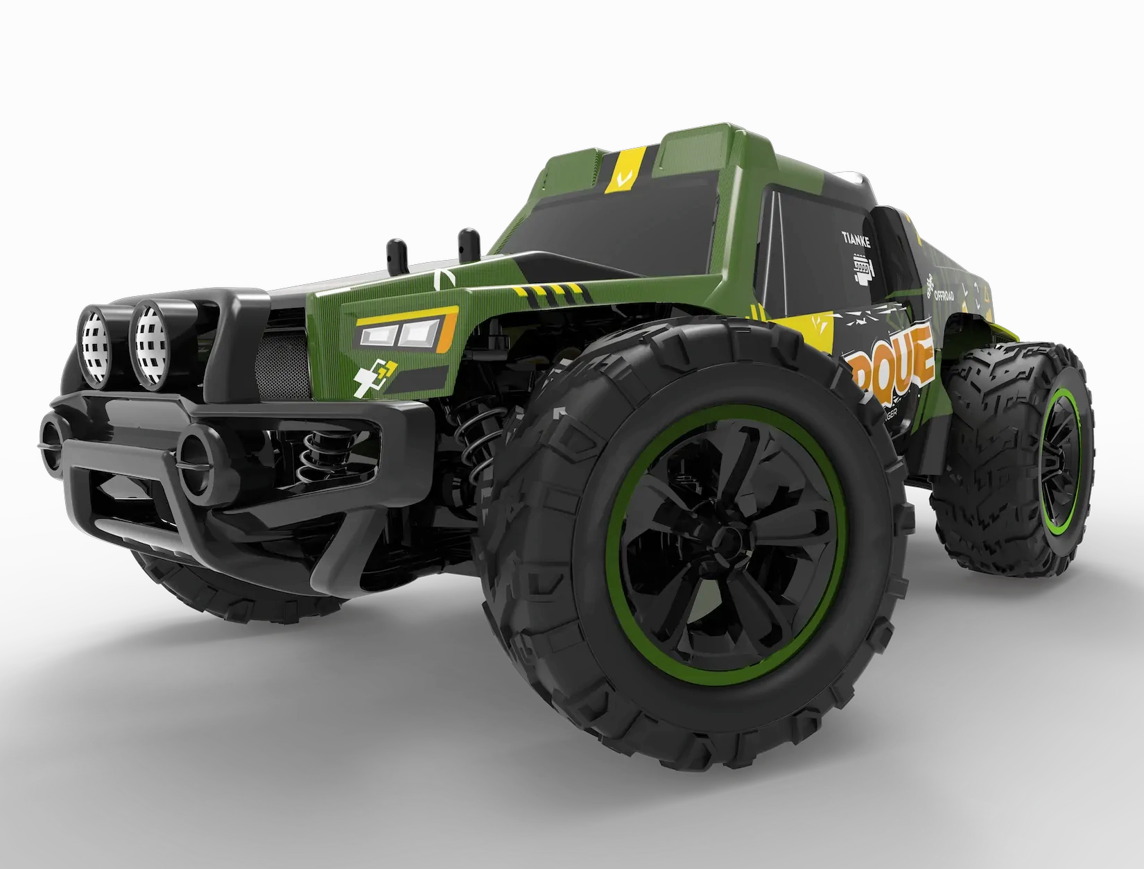 Ferocious Rc Remote Controlled Four-Wheel Drive Monster Truck Mindful play