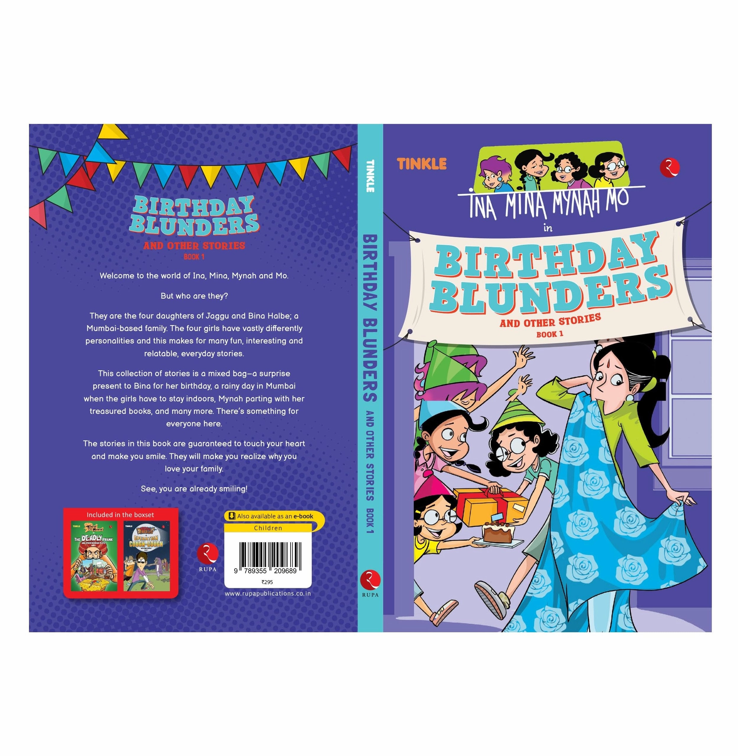 Ina Mina Mynah Mo Birthday Blunders And Other Stories: Book 1 Nalini Sorensen And Tinkle Little builders Learning fun