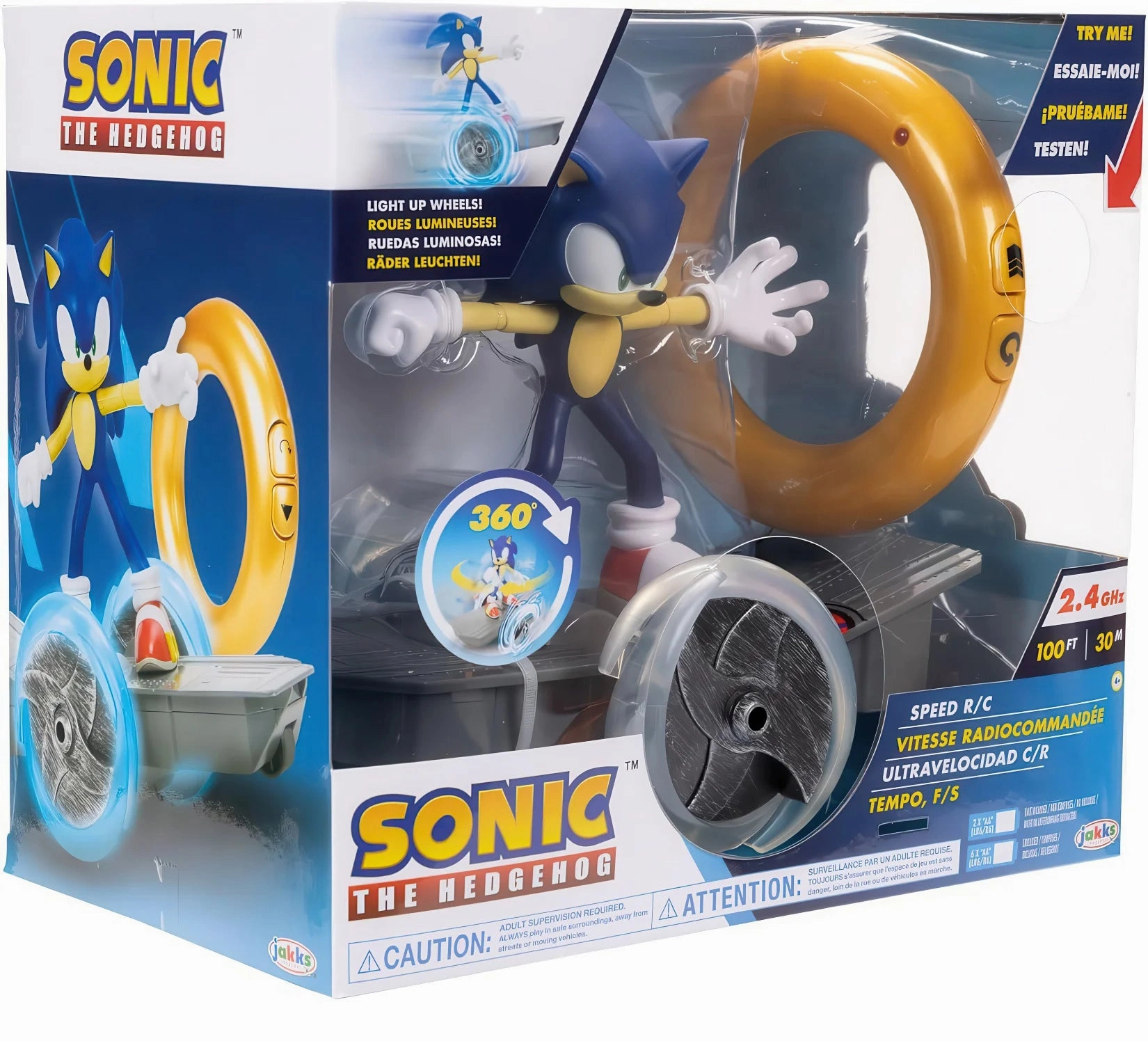 Sonic The Hedgehog Speed R/C Skateboard Growing minds