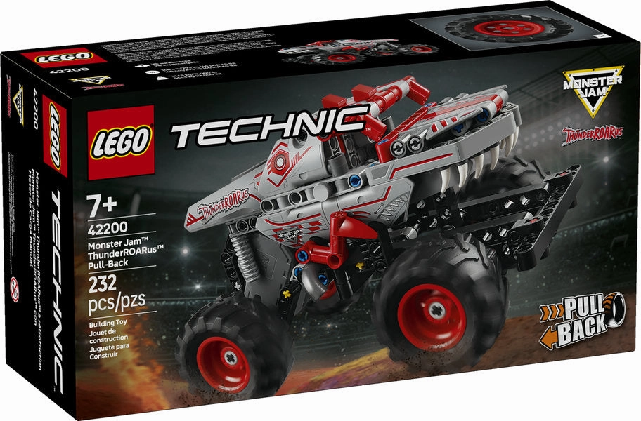 Learn & grow Engaging young minds Technic Monster Jam Thunderroarus Pull Back