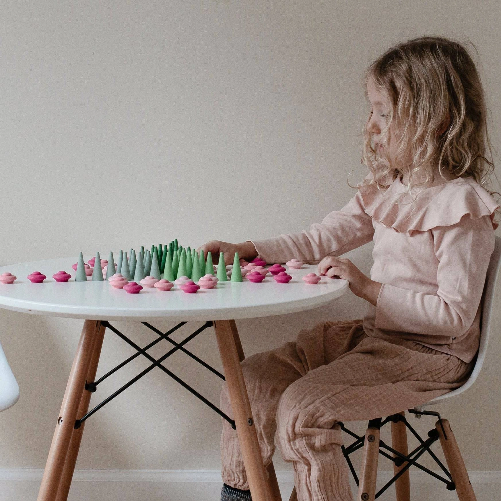 Wooden Mandala Green Cones Fun for curious minds Smart & fun