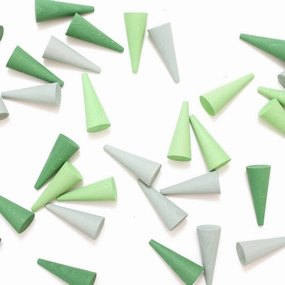 Wooden Mandala Green Cones Smart & fun Learning fun