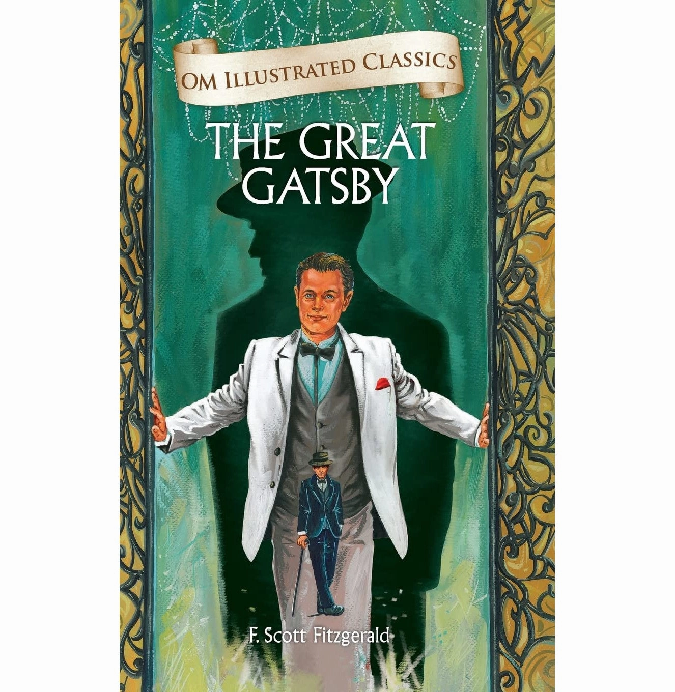 Children Classics : The Great Gatsby : Illustrated Abridged Classics With Practice Questions (Om Illustrated Classics For Kids) [Hardcover] F. Scott Fitzgerald Playful learning