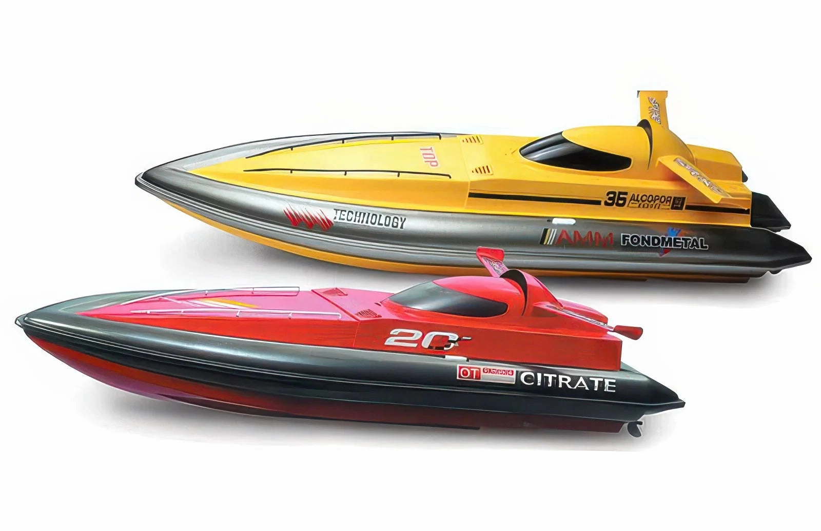 Little hands Fierce Super Large Size Remote Controlled Racing Speedboat 80Cm