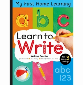 Learn To Write: Pencil Control Line Tracing Letter Formation And More (My First Home Learning) [Paperback] Crisp Lauren And Tales Tiger Smart & fun