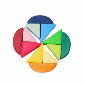Rolling Boats Wooden Blocks Learning through play Happy hands
