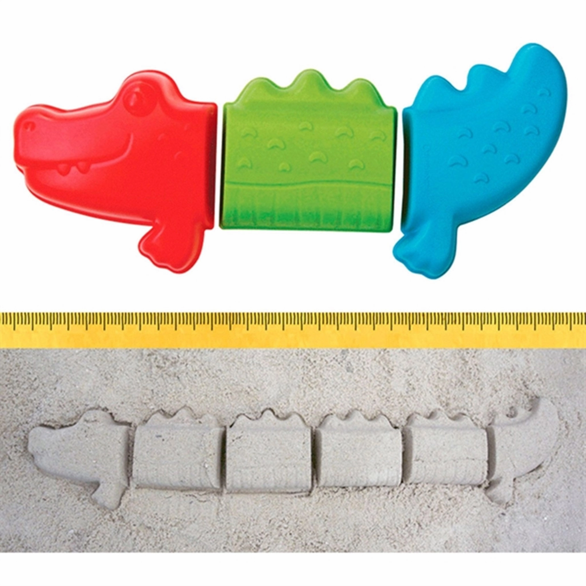 Spielstabil Sand Moulds Crazy Animals Crocodile Playful learning