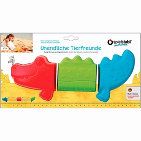 Spielstabil Sand Moulds Crazy Animals Crocodile Hands-on discovery
