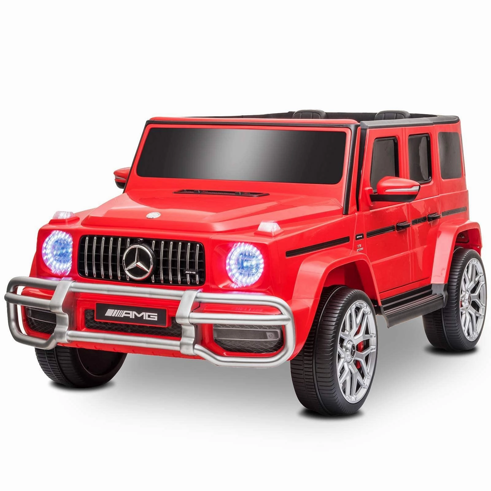 Mercedes-Benz Amg G63 12V Battery 2-Seater Ride-On Car - Red Hands-on discovery