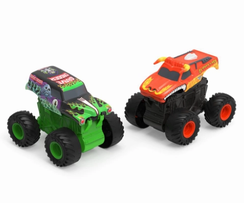 Monster Jam Click & Flip Grave Digger & El Toro Loco Moments of imagination Active learners
