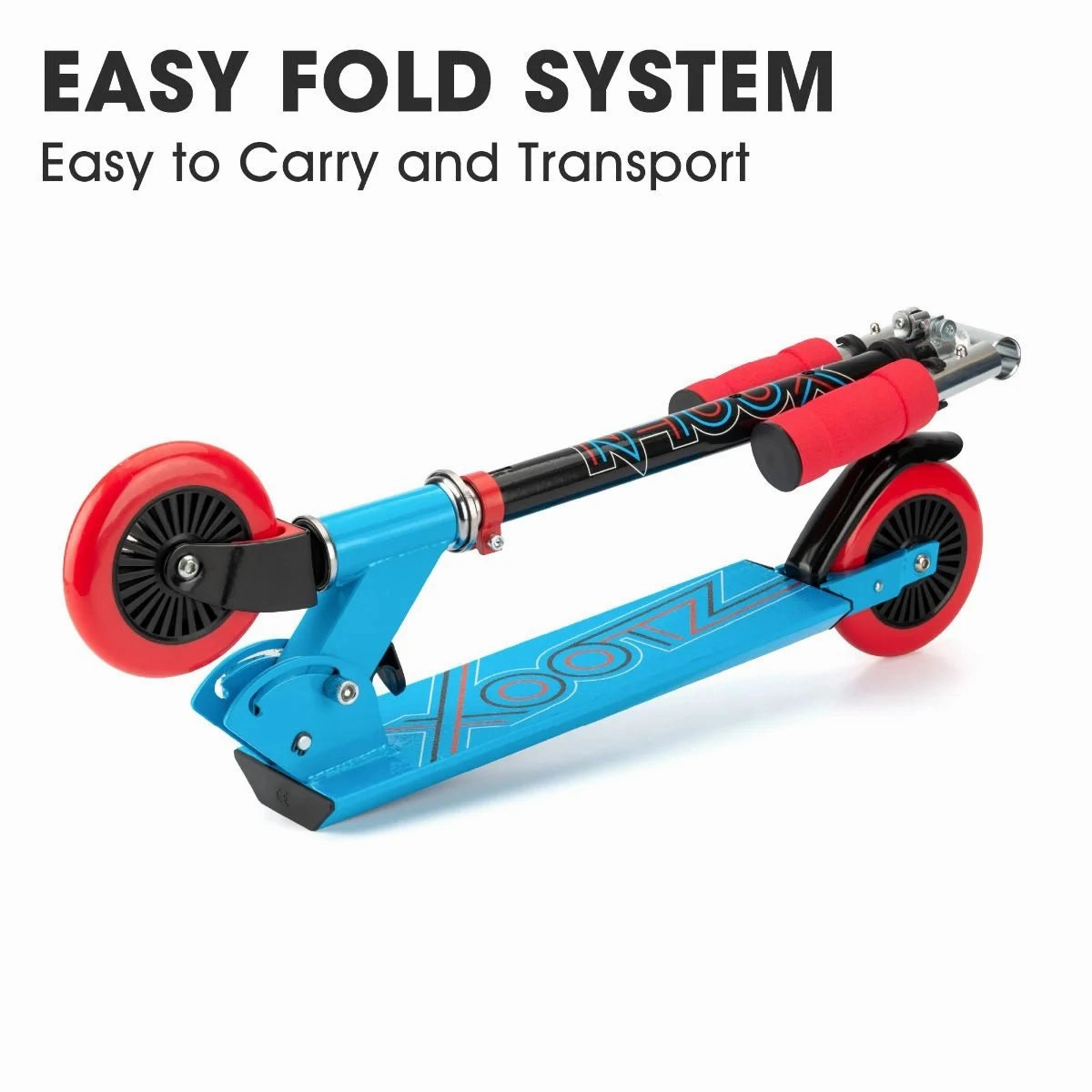 Mindful play Creative time for curious minds Xootz Electron Folding Scooter - Blue