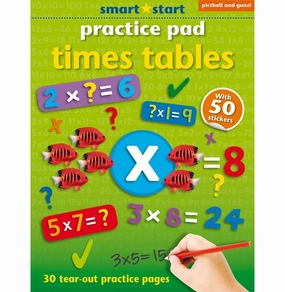 Exploration made fun Learn & grow Smart Start Practice Pad: Times Tables [Paperback] Filipek Nina And Daniels Gail