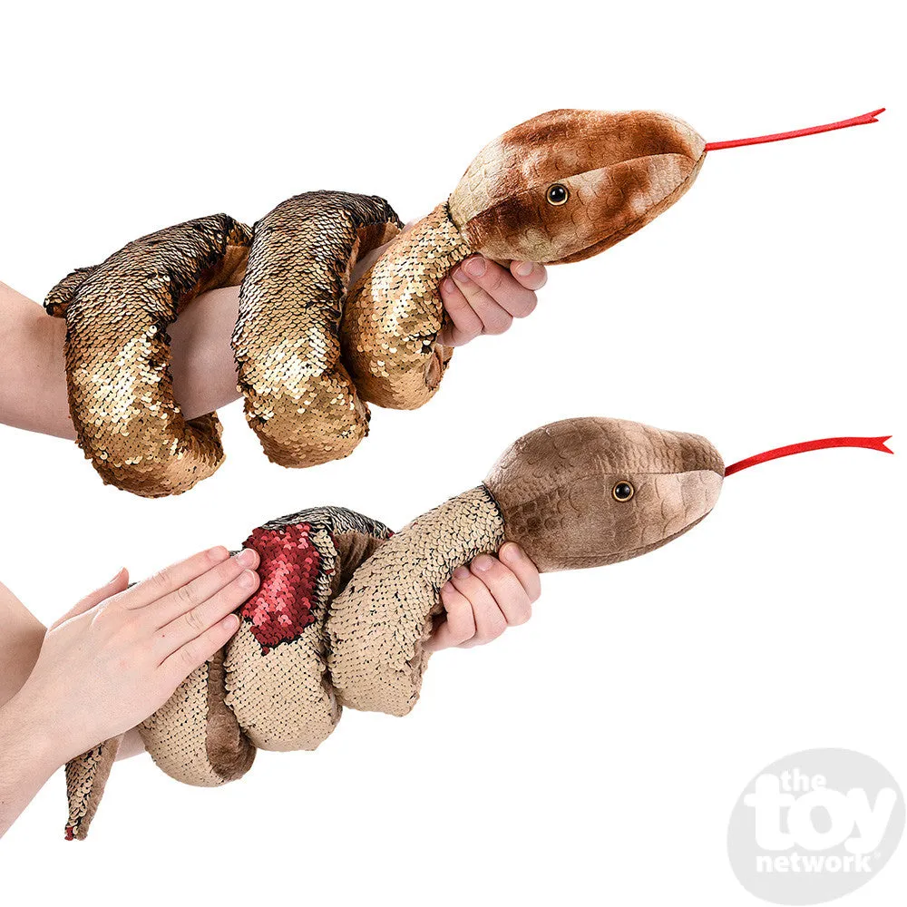 Snake Flip Sequin Natural Happy hands