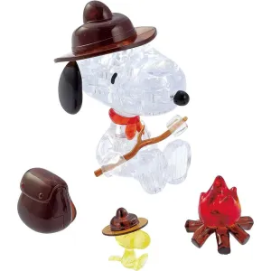 Creative kids Snoopy Campfire 3D Crystal Puzzle 43Pc