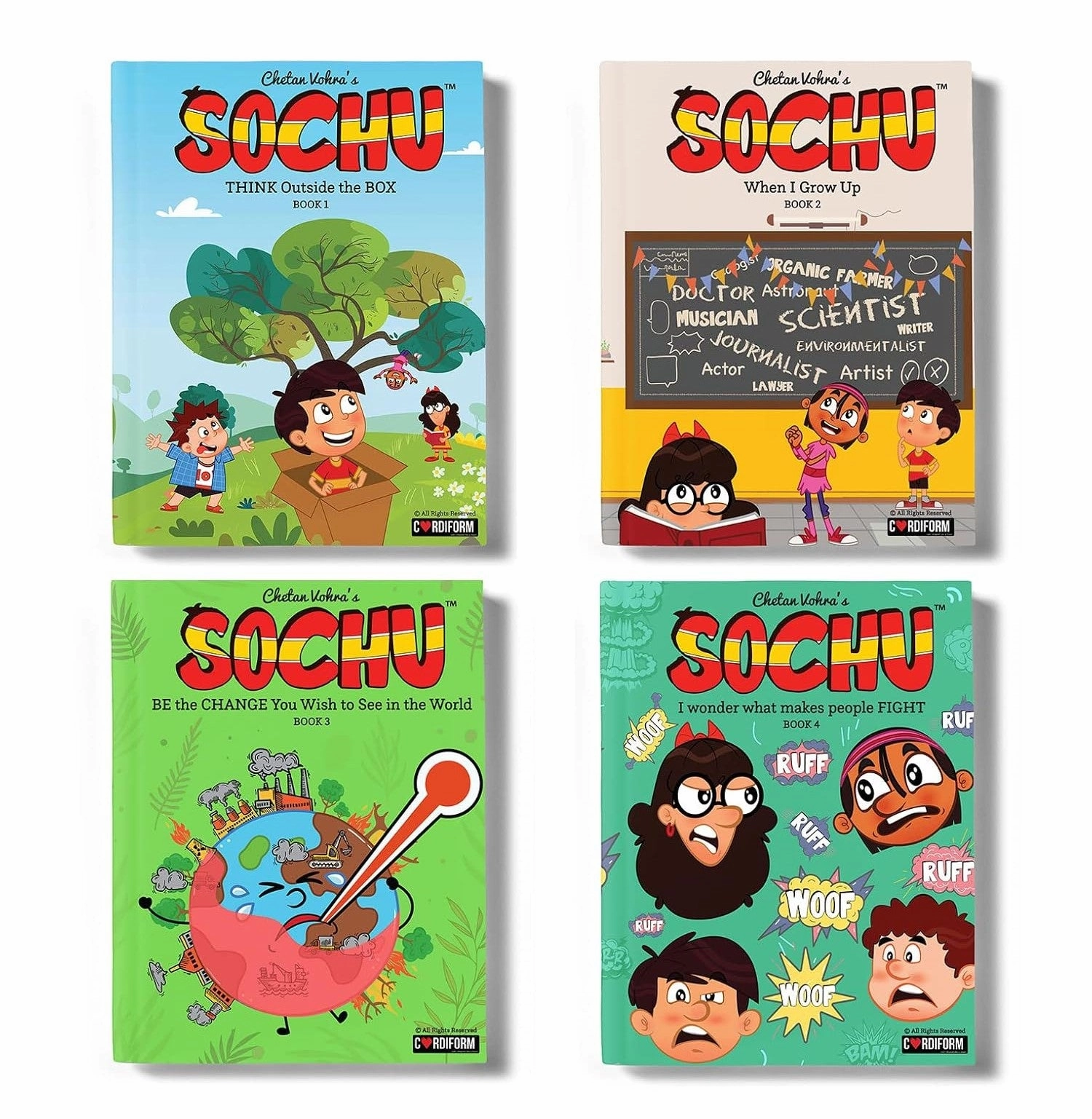 Sochu Books Box Set - 12 Books - (Paperback) Creative kids Brain boosters