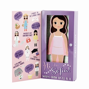 Exploration made fun Fun for curious minds Sofia Magnetic Dress Up Kit