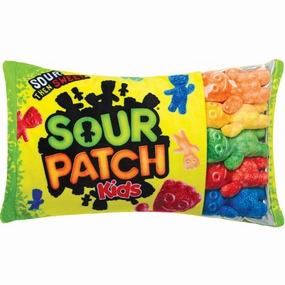 Sour Patch Kids Fleece Plush Pillow Little builders