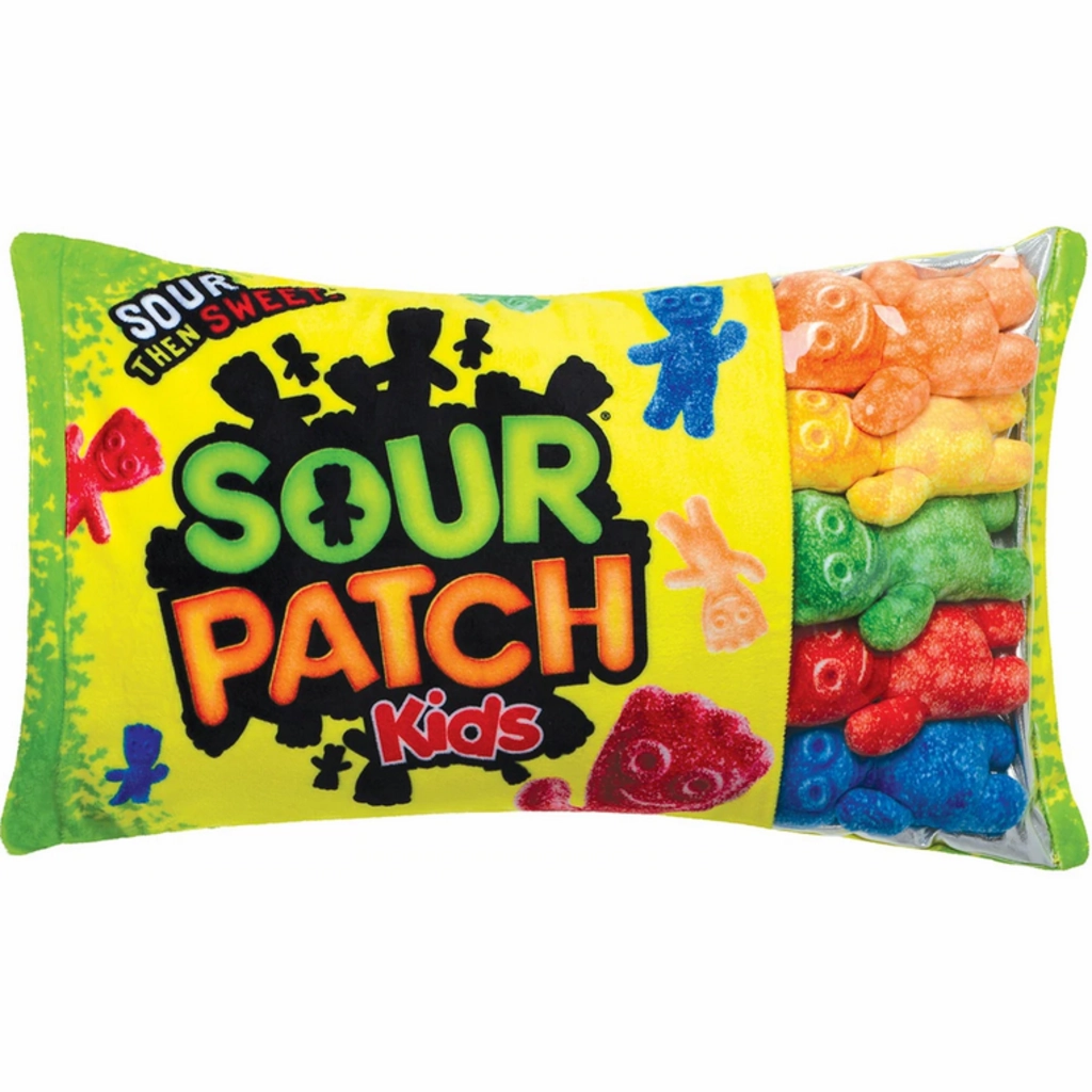 Sour Patch Kids Fleece Plush Pillow Little builders