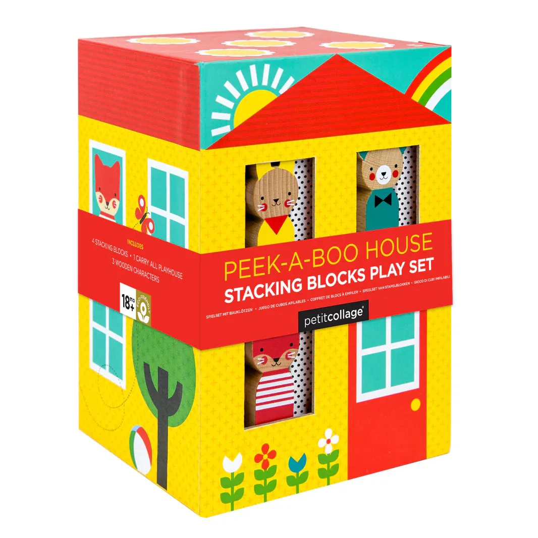 Exploration made fun Growth tools Stacking Blocks Play Set - Peek-A-Boo House