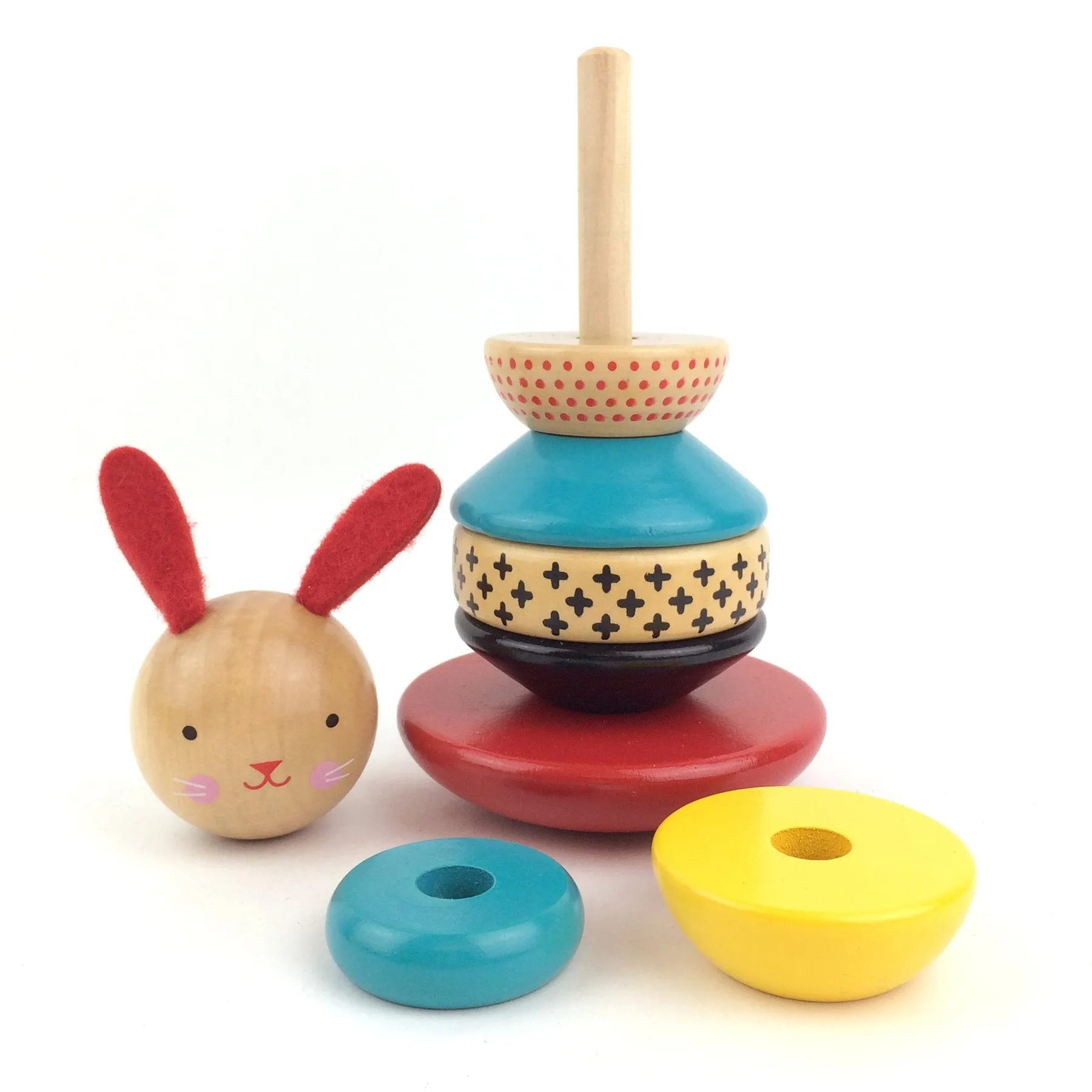 Hands-on discovery Playroom adventures begin here Stacking Puzzle - Bunny