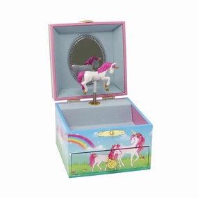 Stardust Unicorn Small Musical Jewelry Box Skill-building tools Enrichment activities