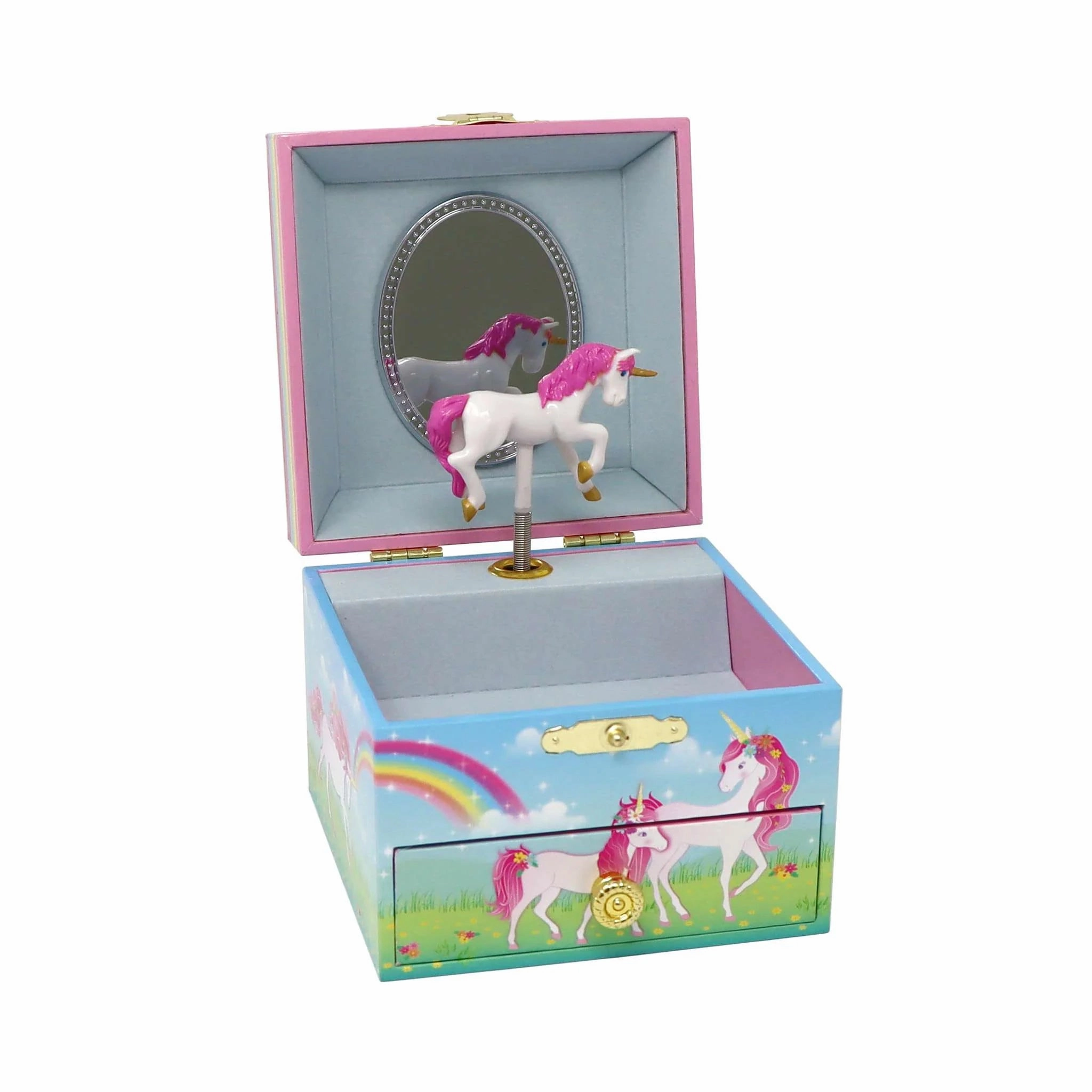 Stardust Unicorn Small Musical Jewelry Box Skill-building tools Enrichment activities