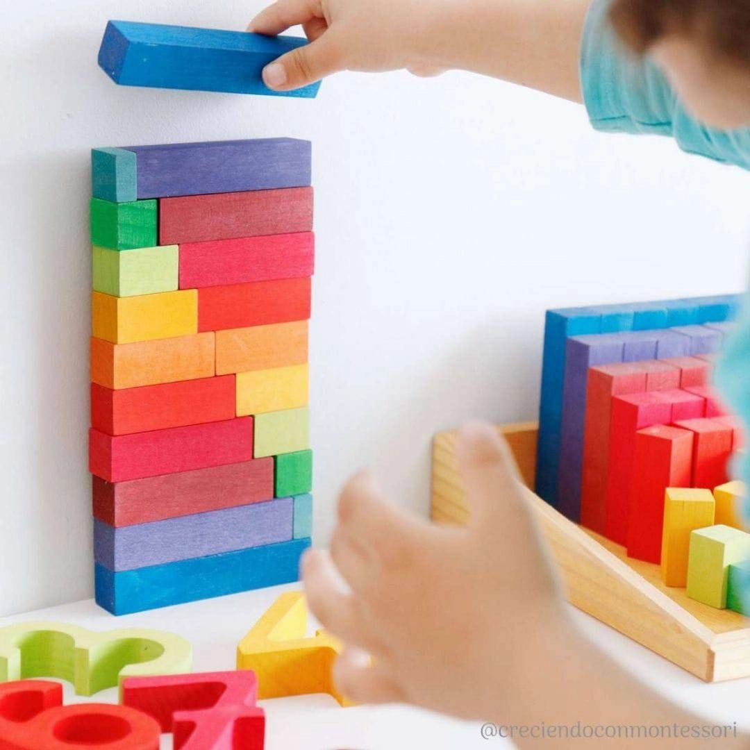 Stepped Counting Math Blocks Young learners