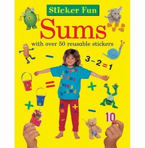 Sticker Fun : Sums: With Over 50 Reusable Stickers [Paperback] Press Armadillo Little hands
