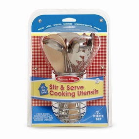 Stir & Serve Cooking Utensils Playroom adventures begin here