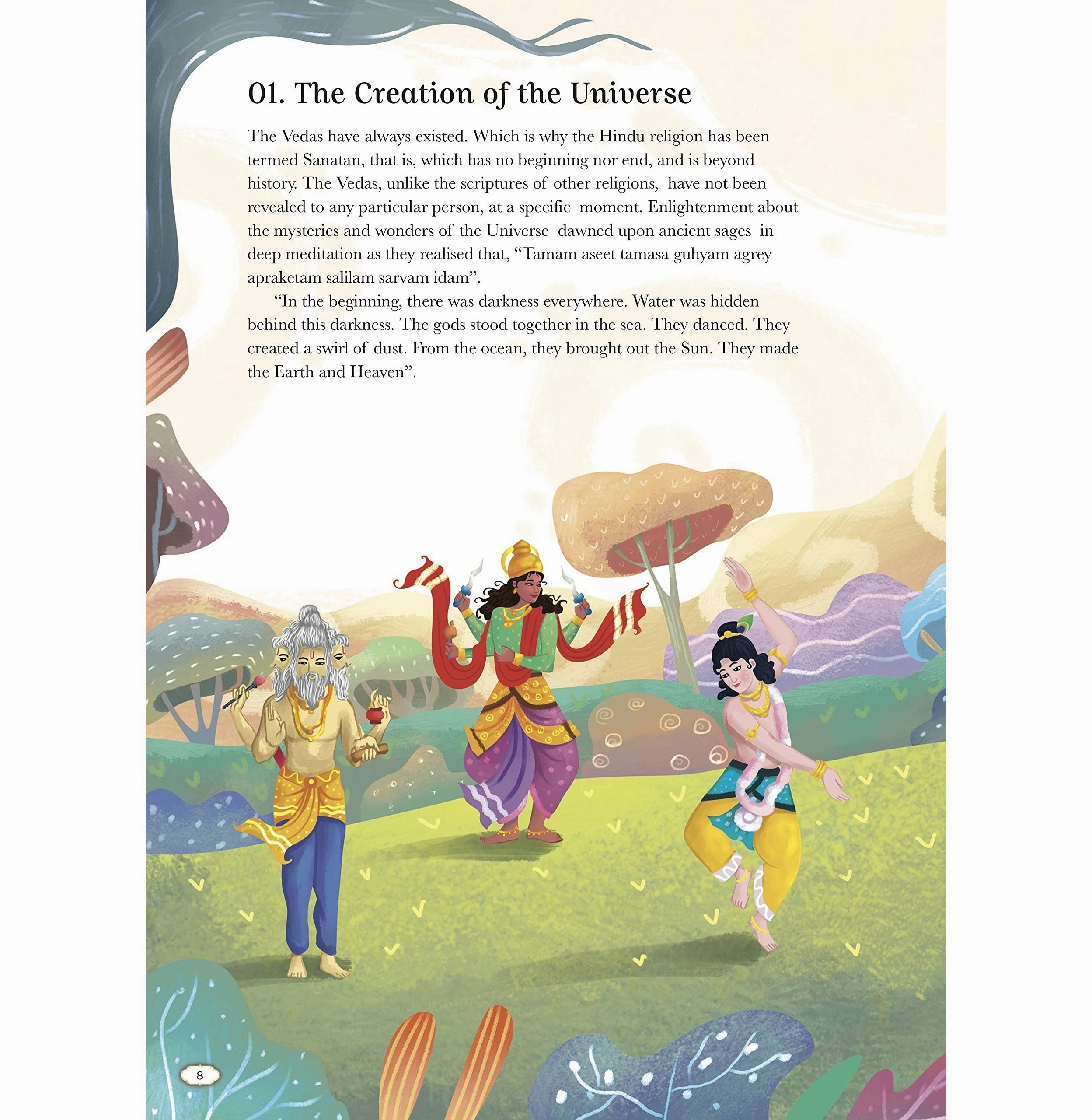 Story Book: 365 Stories From The Vedas The Upanishads And The Puranas For Children (With Colourful Illustrations) (365 Series) [Hardcover] Dipavali Sen Growing minds Playroom adventures begin here