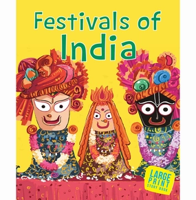 Story Book: Festivals Of India (Large Print) [Paperback] Om Books Editorial Team Playful learning