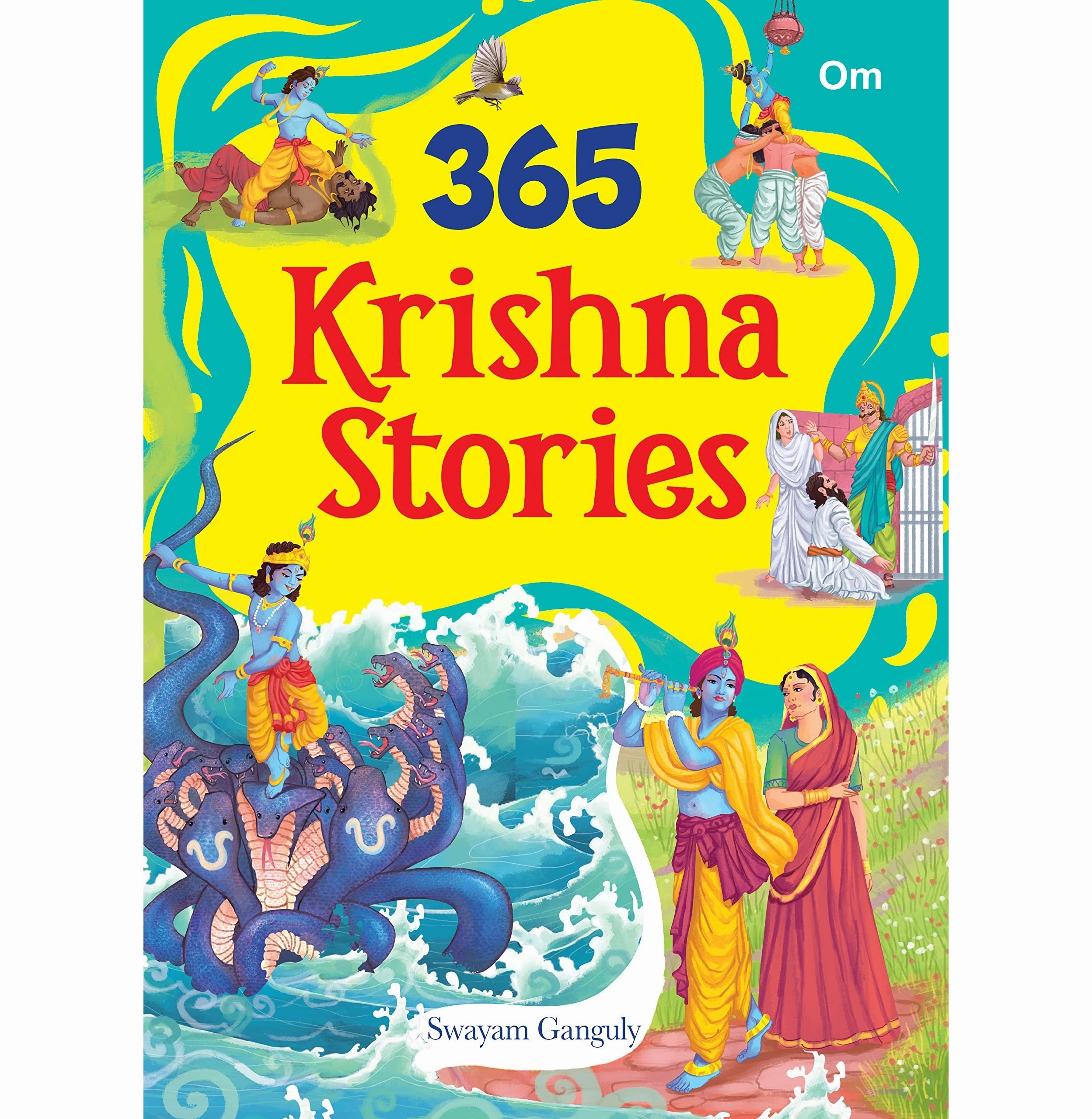 Story Books : 365 Krishna Stories (Indian Mythology For Children) (365 Series) [Hardcover] Swayam Ganguly Enrichment activities
