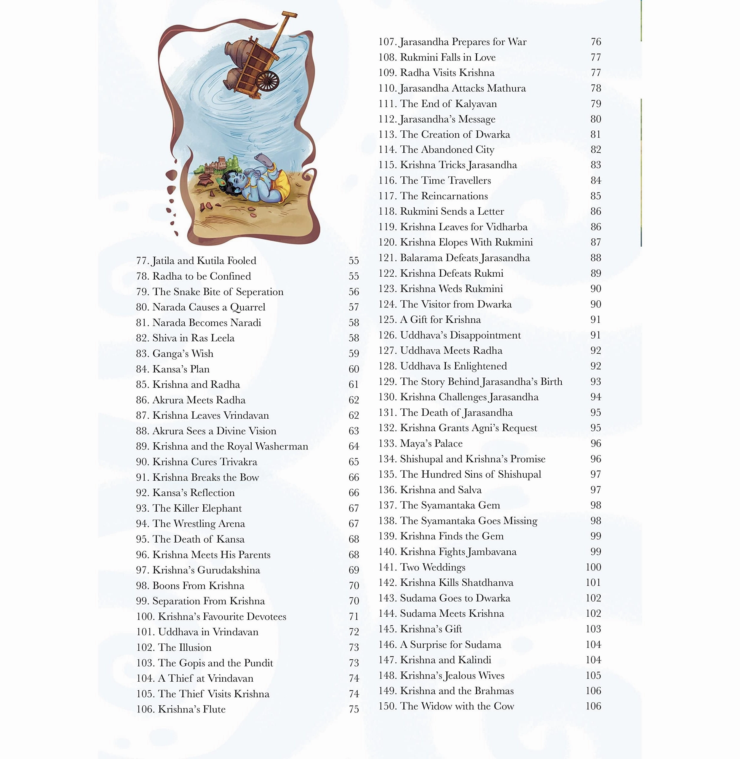 Story Books : 365 Krishna Stories (Indian Mythology For Children) (365 Series) [Hardcover] Swayam Ganguly Enrichment activities Busy kids