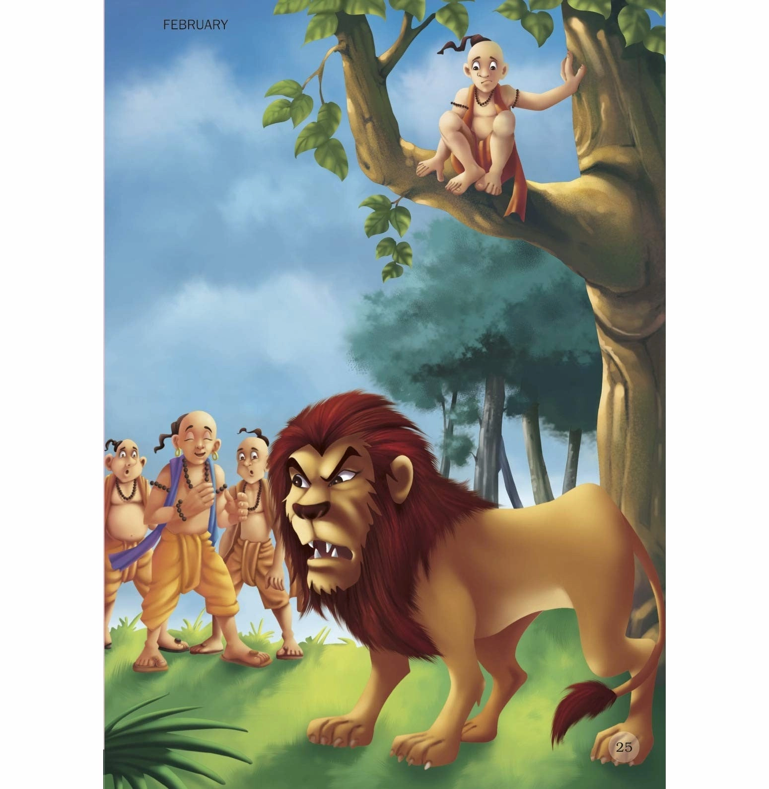 Learn at home Story Books : 365 Panchatantra Stories (Illustrated Stories For Children) (365 Series) [Hardcover] Om Books Editorial Team