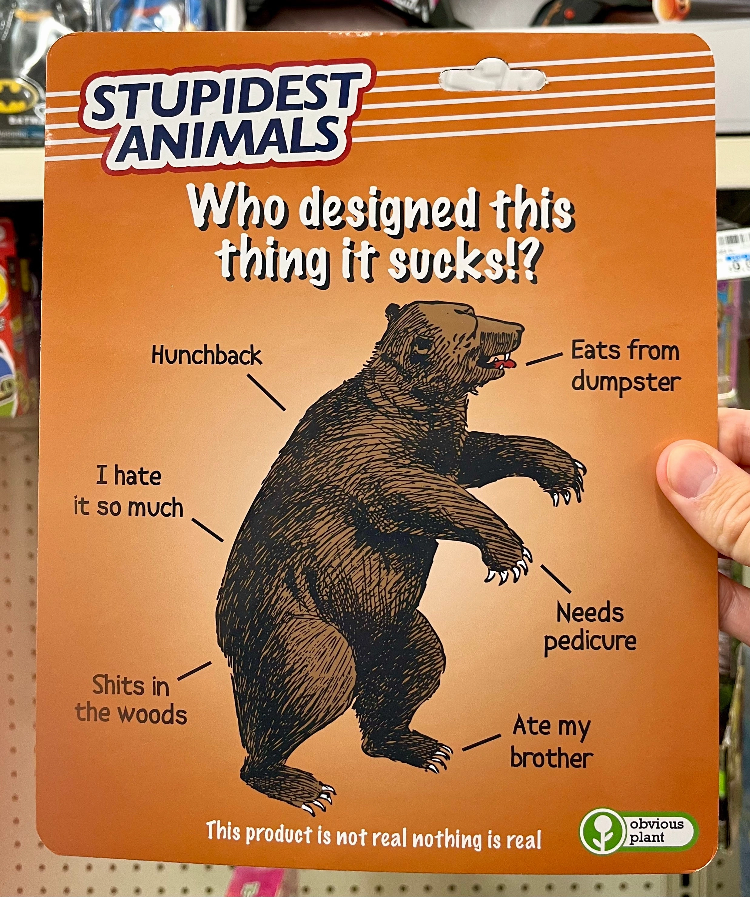 Smart little ones Mini makers Stupidest Animals - Grizzly Bear