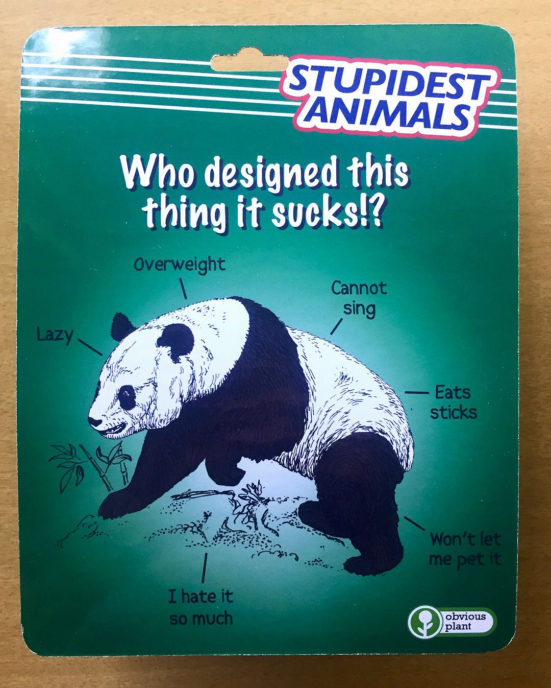 Stupidest Animals - Panda Action Figure Young explorers