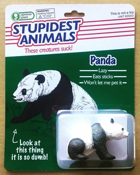 Stupidest Animals - Panda Action Figure Nurturing minds