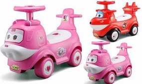Young minds at work Fun for curious minds Superwings Jett Kids Ride On Air Plane Car With Music Function - Pink
