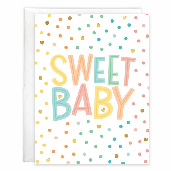 Sweet Baby Dots Card Mindful play
