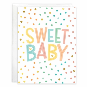Sweet Baby Dots Card Mindful play