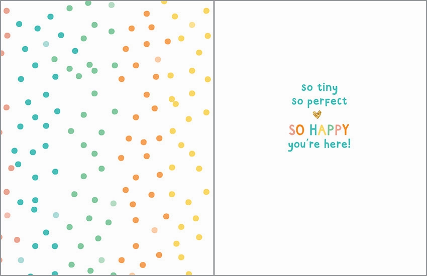 Nurturing minds Smart & fun Sweet Baby Dots Card