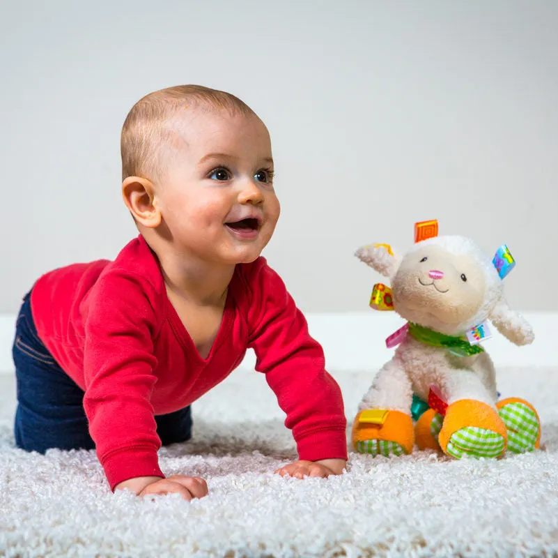 Playroom adventures begin here Taggies Sherbet Lamb Plush Toy