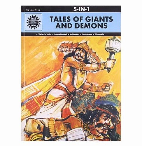 Tales Of Giant And Demons: 5 In 1 (Amar Chitra Katha) Anant Pai Playful learning Curiosity starters