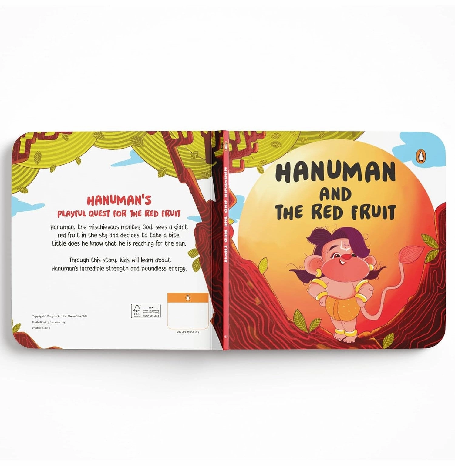 Tales Of Hindu Gods And Goddesses: Hanuman And The Red Fruit Preschool minds