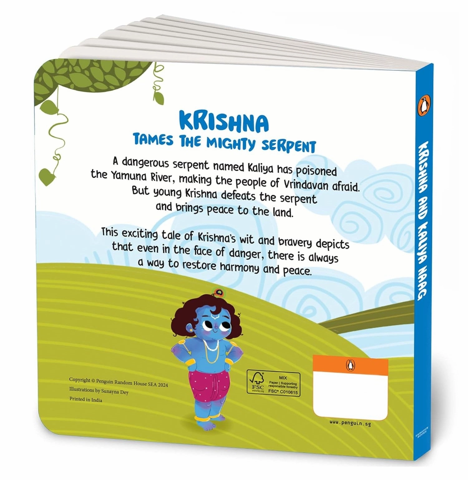 Child development Growing minds Tales Of Hindu Gods And Goddesses: Krishna And Kalia Naag